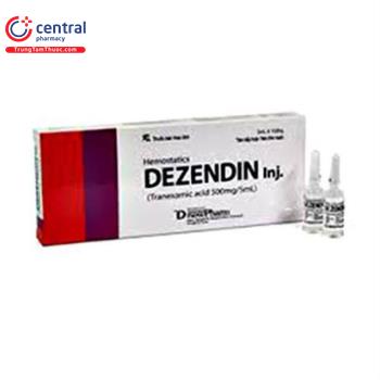 Thuốc Dezendin Inj 500mg/5ml - Thuốc ngăn chảy máu do phẫu thuật