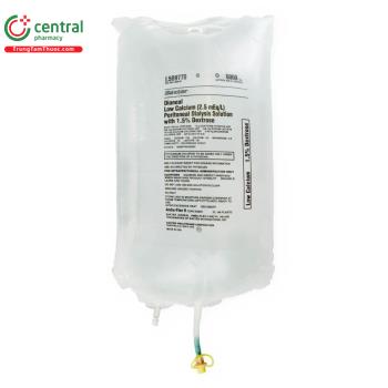 Thuốc Dianeal low cacium (2.5mEq/l) peritoneal dialysis solution with 1 ...
