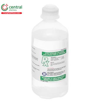 Dịch truyền 0.9% Sodium Chloride Solution Euro-Med 500ml