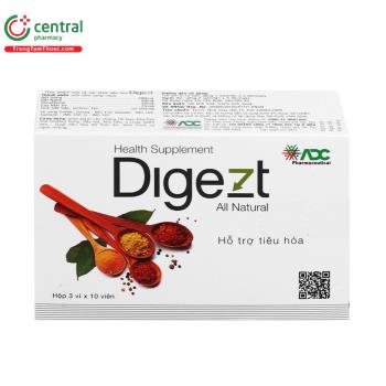 Thuốc Digezt - Hỗ trợ giảm các triệu chứng rối loạn tiêu hoá, đầy bụng