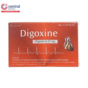 Digoxine 0,25mg Thành Nam