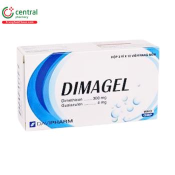 Thuốc Dimagel 4mg/300mg điều trị đau cơ năng do bệnh dạ dày, tá tràng