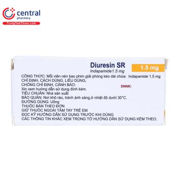 [CHÍNH HÃNG] Thuốc Diuresin SR - Thuốc điều trị tăng huyết áp vô căn