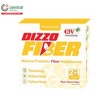 Thuốc Dizzo Fiber giúp bổ sung chất xơ hòa tan, hỗ trợ giảm táo bón