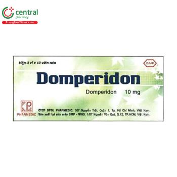 Domperidon 10mg Pharmedic (Viên nén)