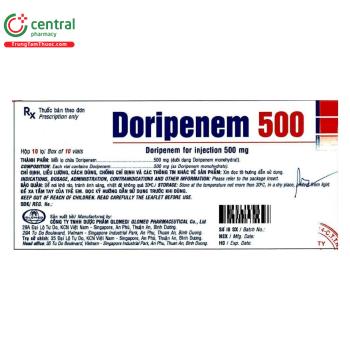 Doripenem 500mg Glomed