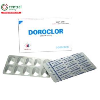 Thuốc Doroclor 500mg điều trị các trường hợp viêm tai giữa cấp tính