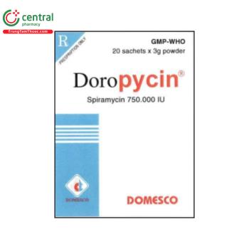 Thuốc Doropycin 750.000 IU điều trị nhiễm trùng đường hô hấp, da, sinh dục