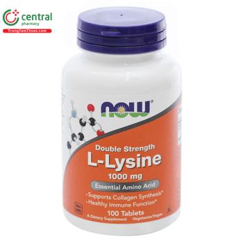 Double Strength L-Lysine 1000mg Now