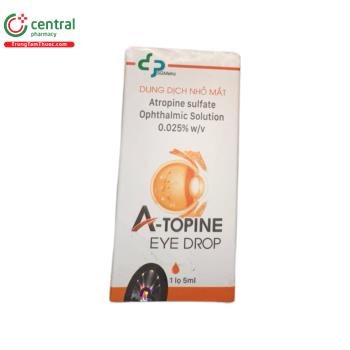 Dung dịch nhỏ mắt A-Topine Eye Drop 0.025%