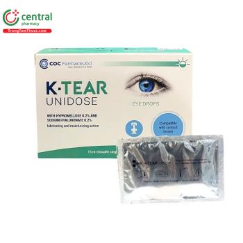 Dung dịch nhỏ mắt K-Tear Unidose (Hộp 15 tép)