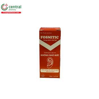 Dung dịch nhỏ tai Fosmitic 5ml