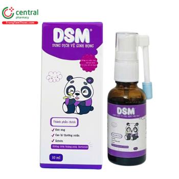 Dung dịch vệ sinh họng DSM