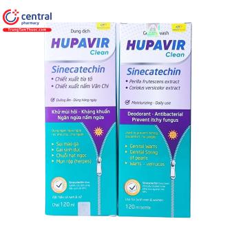 Dung Dịch Vệ Sinh Hupavir Clean Sinecatechin