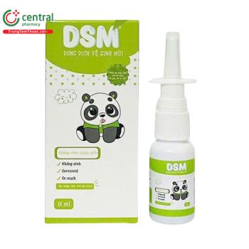 Dung dịch vệ sinh mũi DSM (xanh lá)