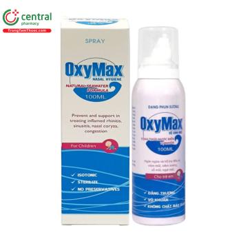 Dung dịch vệ sinh mũi OxyMax trẻ em