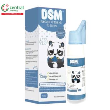 Dung dịch vệ sinh mũi ưu trương DSM