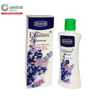 Dung dịch vệ sinh phụ nữ Evamore Charming Hasan tím 100ml