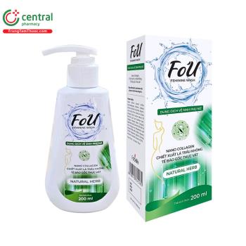 Dung dịch vệ sinh phụ nữ Fo'U Natural Herb Fobelife 200ml