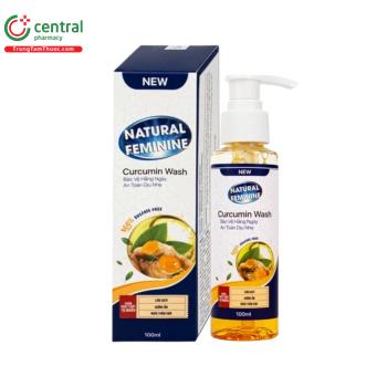 Dung dịch vệ sinh phụ nữ Natural Feminine Curcumin Wash