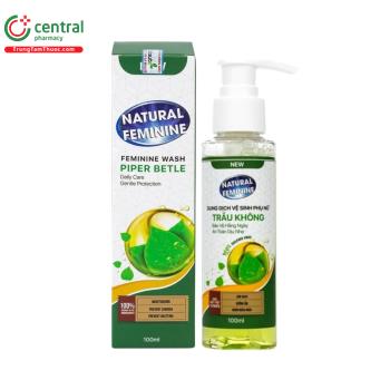 Dung dịch vệ sinh phụ nữ Trầu Không Natural Feminine Piper Betle Wash