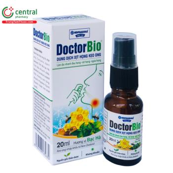 Dung dịch xịt họng keo ong DoctorBio