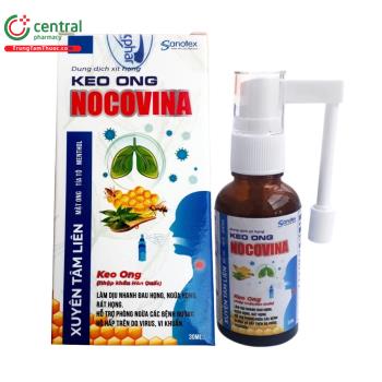 Dung dịch xịt họng Keo ong Nocovina