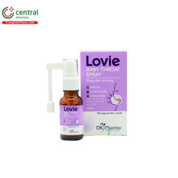 Dung dịch xịt họng Lovie Baby Throat Spray 15ml
