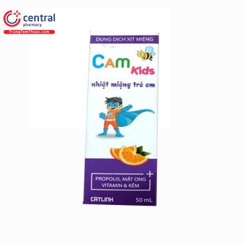 Dung dịch xịt miệng Camkids