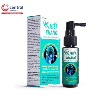 Dung dịch xịt miệng - họng Khiết Khang