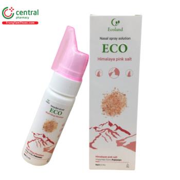 Dung dịch xịt mũi ECO Muối hồng Himalaya