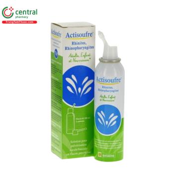 Dung dịch xịt mũi họng Actisoufre