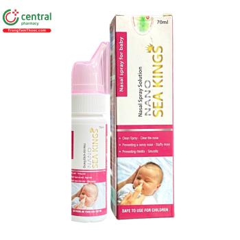 Dung dịch xịt mũi Nano Sea Kings