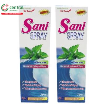 Dung Dịch Xịt Mũi Sani Spray 