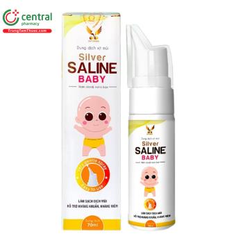 Dung dịch xịt mũi Silver Saline Baby