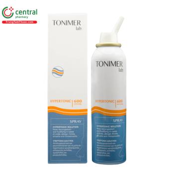 Dung dịch xịt mũi Tonimer lab Hypertonic 600