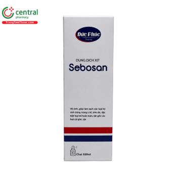 Dung dịch xịt ngoài da Sebosan 100ml 