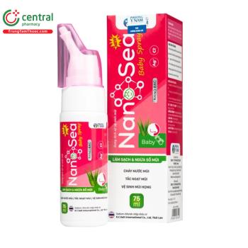 Dung dịch xịt vệ sinh mũi Nano Sea Baby Spray