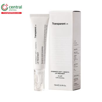 Dưỡng Môi Transparent Lab Overnight Soft + Smooth Lip Treatment 15ml