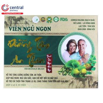 Viên ngủ ngon dưỡng tâm An Thần Neuromax Brain