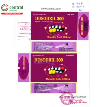 Thuốc Dusodril 300 điều trị rối loạn cảm giác trong tiểu đường