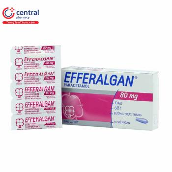 Efferalgan 80mg (viên đặt)