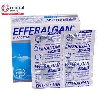[CHÍNH HÃNG] Thuốc Efferalgan 500mg - viên sủi giảm đau hạ sốt