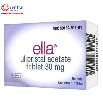 Thuốc tránh thai khẩn cấp Ella 30mg: Cách dùng và lưu ý khi sử dụng