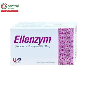 Thuốc Ellenzym 100mg – Bổ sung Coenzym Q10 hỗ trợ tim mạch