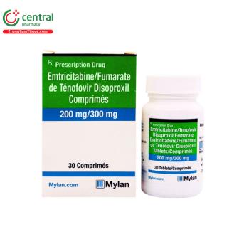 Emtricitabine/Tenofovir Disoproxil Fumarate 200mg/300mg