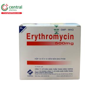 Erythromycin 500mg Vidipha