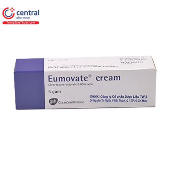 [CHÍNH HÃNG] Thuốc Eumovat Cream - Điều trị các trường hợp viêm da