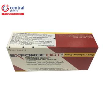 [CHÍNH HÃNG] Thuốc Exforge HCT 10mg/160mg/12.5mg trị tăng huyết áp