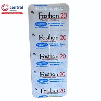 [CHÍNH HÃNG] Thuốc Fasthan 20 - giúp hạ Cholesterol máu